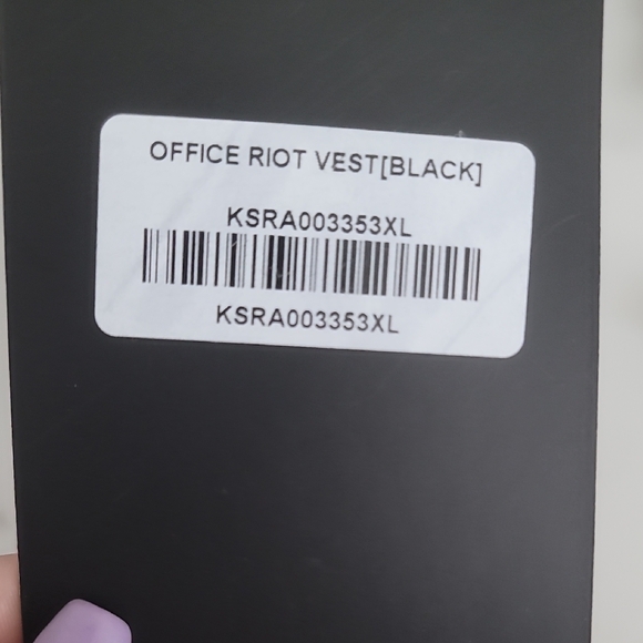 Killstar Office Riot  Vest Top Black - Picture 5 of 9